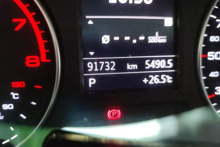 Used Audi A3 2016 Limousine 35 TFSI Prestige Edition Odometer Close Up