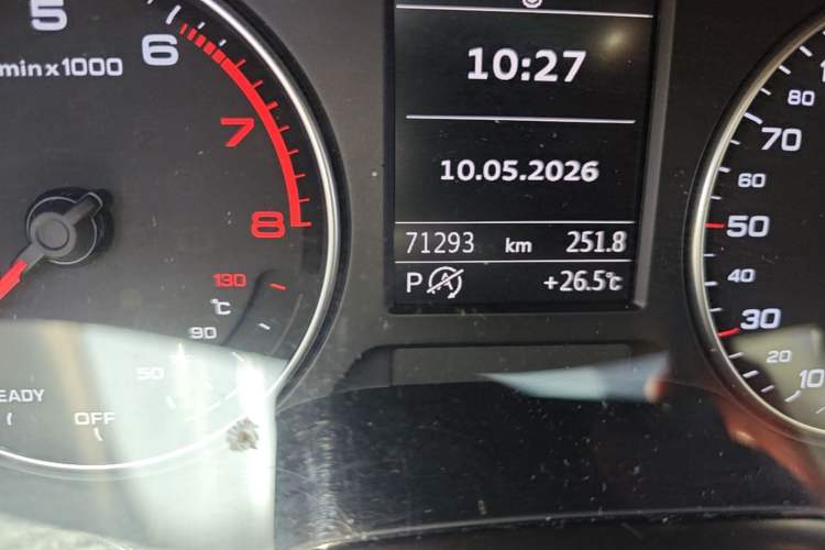 Used Audi A3 2016 Limousine 35 TFSI Prestige Edition Odometer Close Up