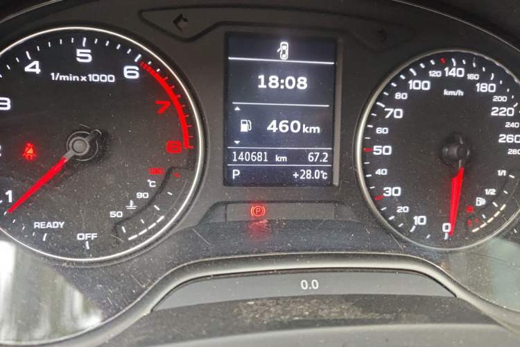 Used Audi A3 2016 Limousine 35 TFSI Prestige Edition Odometer Close Up