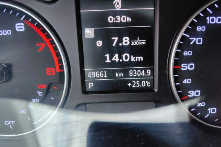 Used Audi A3 2016 Limousine 35 TFSI Prestige Edition Odometer Close Up