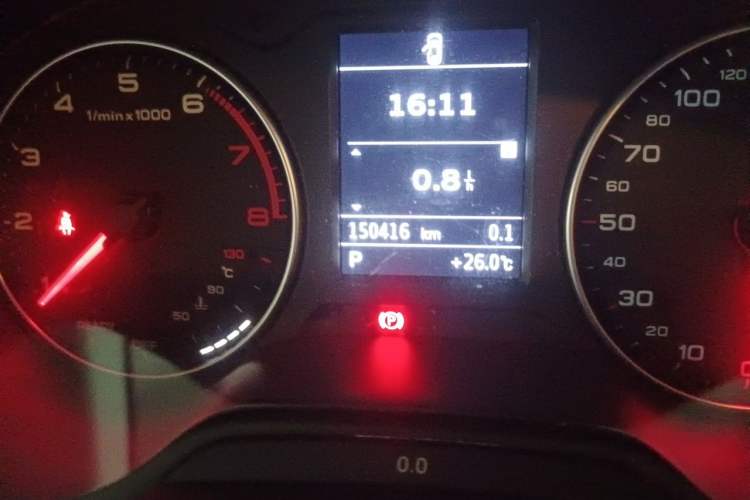 Used Audi A3 2016 Sportback 35 TFSI Ambition Edition Odometer Close Up
