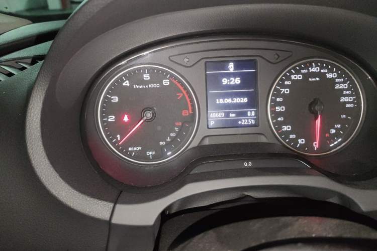 Used Audi A3 2016 Limousine 35 TFSI Prestige Edition Odometer Close Up