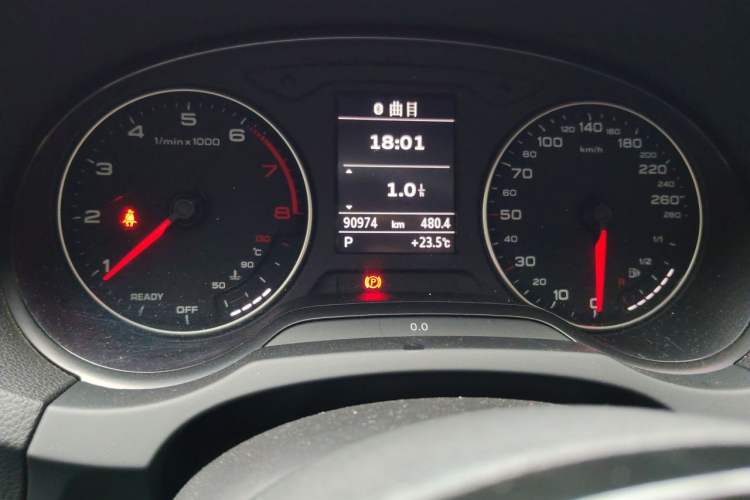 Used Audi A3 2016 Limousine 35 TFSI Prestige Edition Odometer Close Up