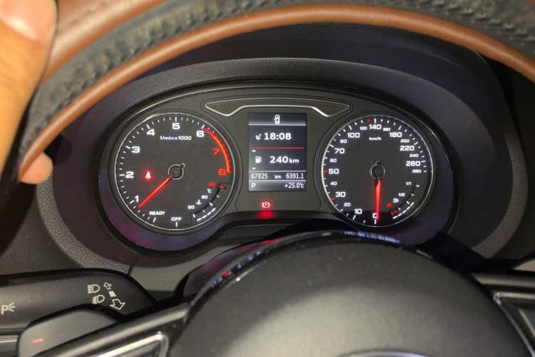 Used Audi A3 2016 Sportback 40 TFSI Style Edition Odometer Close Up