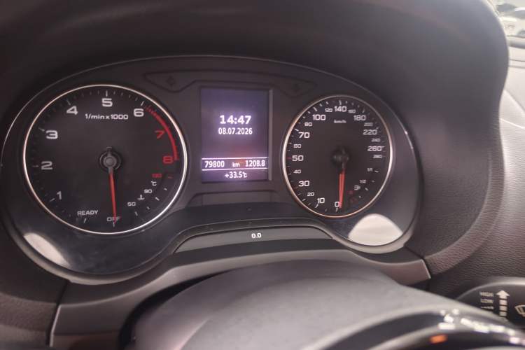 Used Audi A3 2016 Limousine 35 TFSI Prestige Edition Odometer Close Up