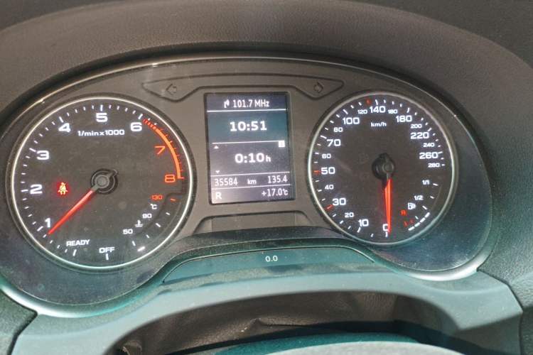 Used Audi A3 2016 Limousine 35 TFSI Prestige Edition Odometer Close Up