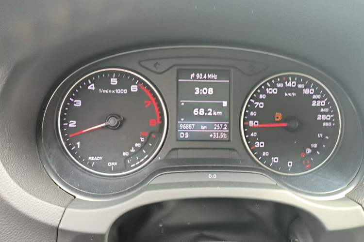 Used Audi A3 2016 Limousine 35 TFSI Prestige Edition Odometer Close Up