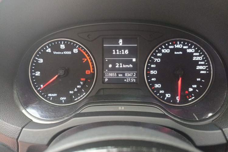 Used Audi A3 2016 Limousine 35 TFSI Prestige Edition Odometer Close Up