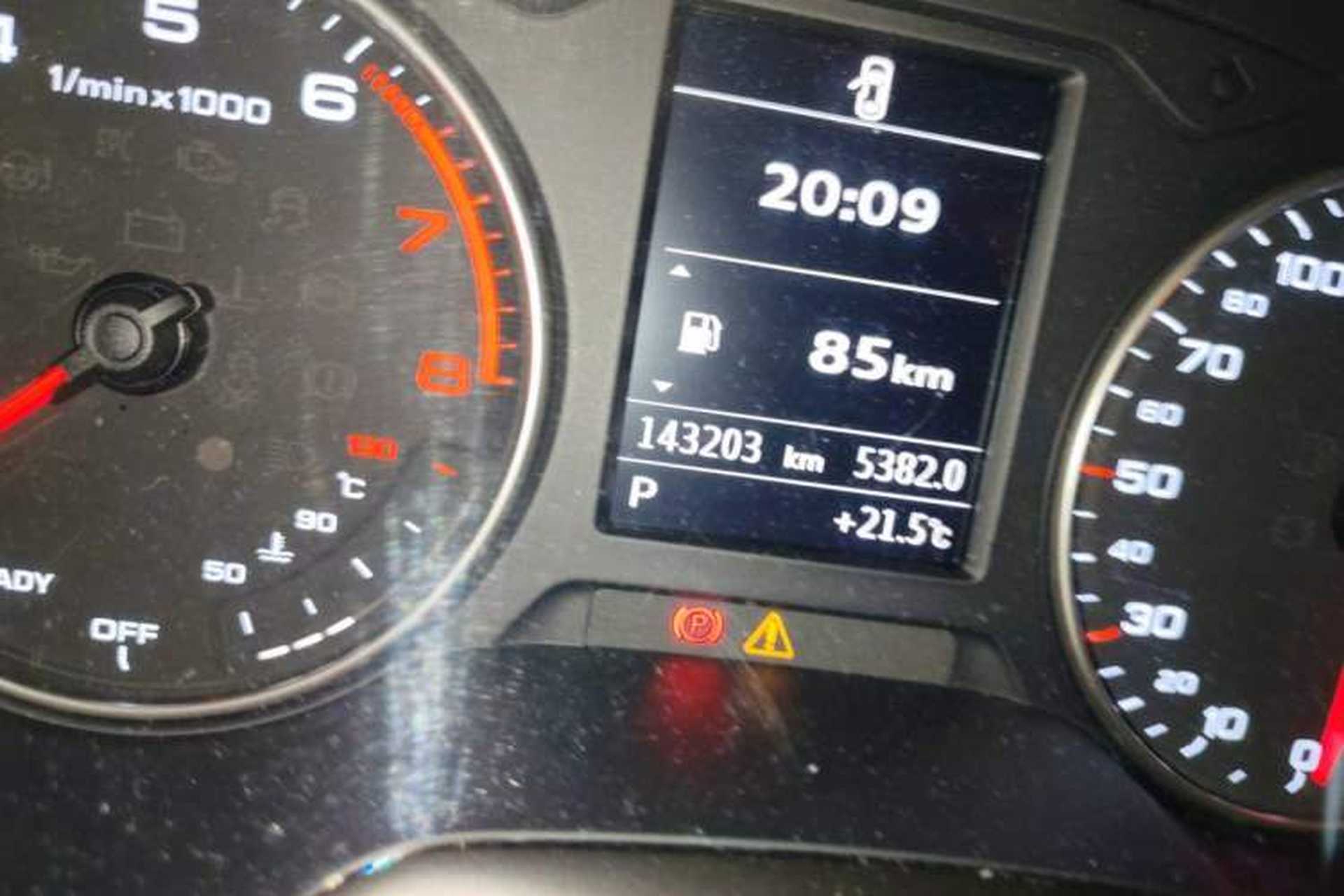Used Audi A3 2016 Sportback 35 TFSI Ambition Odometer Close Up