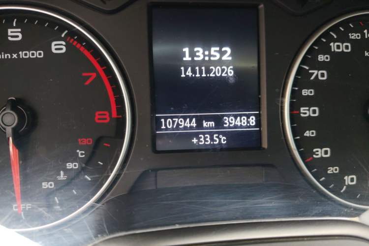 Used Audi A3 2016 Limousine 35 TFSI Prestige Edition Odometer Close Up