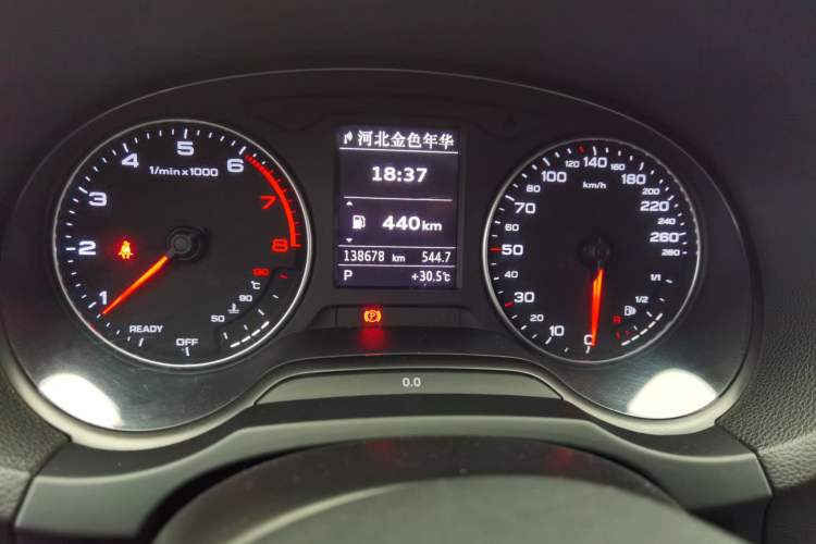 Used Audi A3 2016 Sportback 35 TFSI Ambition Edition Odometer Close Up