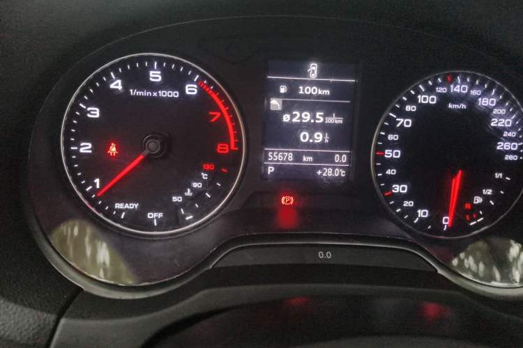 Used Audi A3 2016 Limousine 35 TFSI Prestige Edition Odometer Close Up