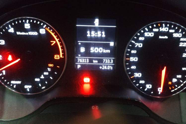 Used Audi A3 2016 Sportback 35 TFSI Ambition Edition Odometer Close Up