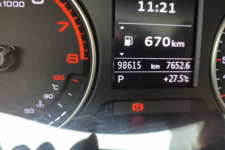 Used Audi A3 2016 Sportback 35 TFSI Style Edition Odometer Close Up