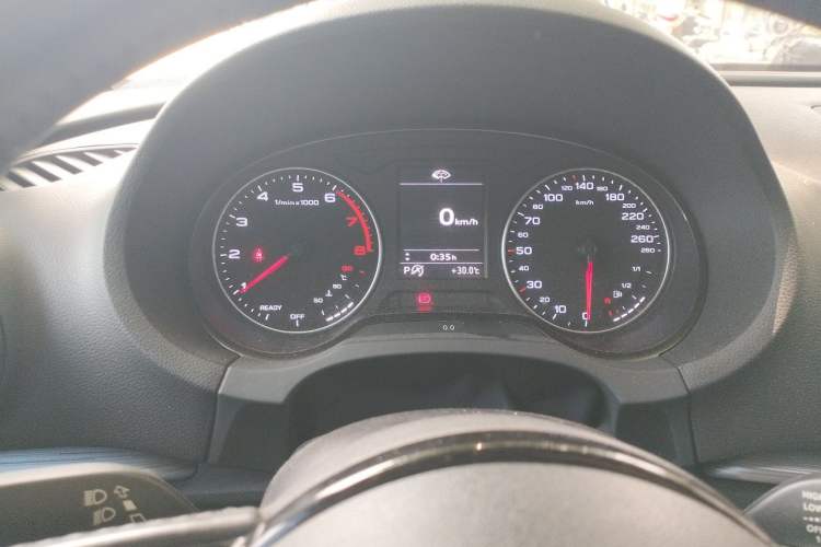Used Audi A3 2016 Limousine 35 TFSI Prestige Edition Odometer Close Up