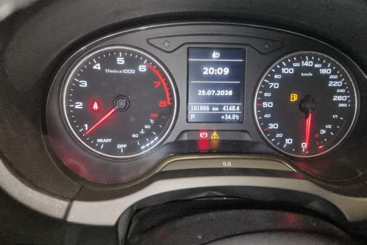 Used Audi A3 2016 Limousine 35 TFSI Prestige Edition Odometer Close Up