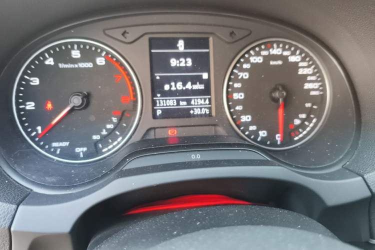Used Audi A3 2016 Limousine 35 TFSI Prestige Edition Odometer Close Up