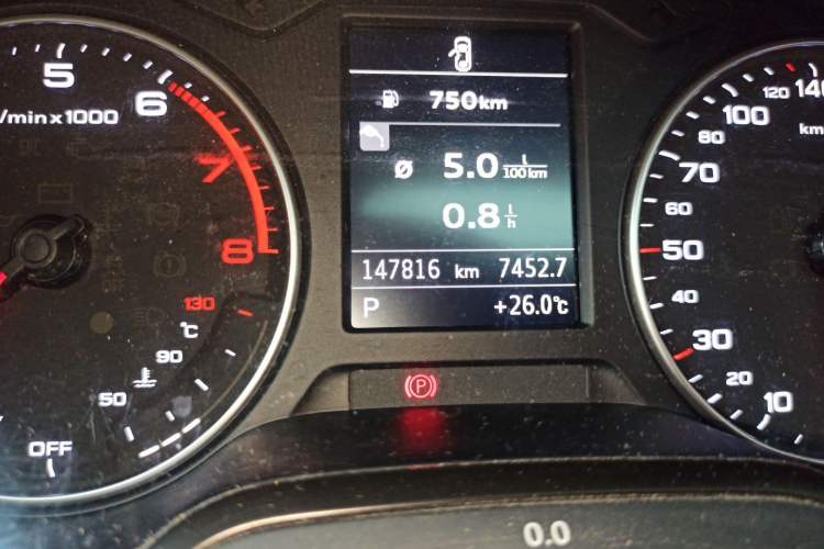 Used Audi A3 2016 Sportback 35 TFSI Style Edition Odometer Close Up