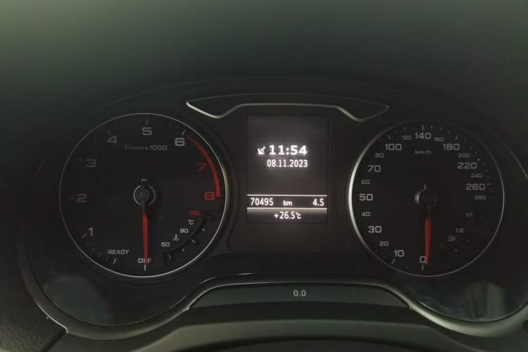 Used Audi A3 2017 Cabriolet 40 TFSI Odometer Close Up