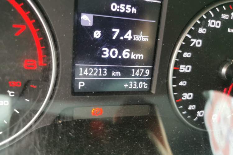 Used Audi A3 2017 Sportback 35 TFSI Fashion Model Odometer Close Up