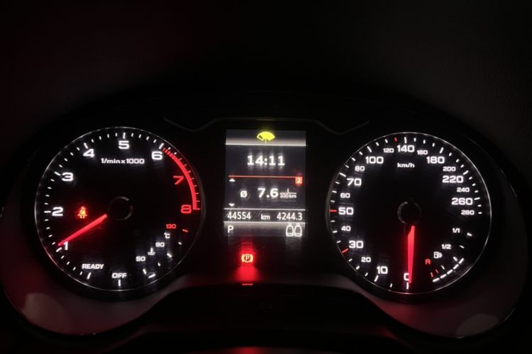 Used Audi A3 2017 Cabriolet 40 TFSI Odometer Close Up