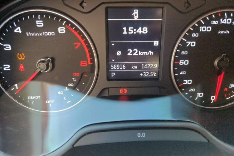 Used Audi A3 2017 Sportback 35 TFSI Fashion Model Odometer Close Up