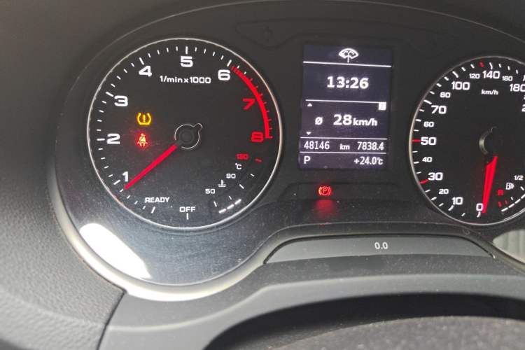Used Audi A3 2017 Limousine 35 TFSI Ambition Edition Odometer Close Up