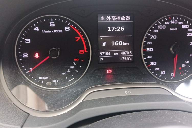 Used Audi A3 2017 Limousine 35 TFSI Ambition Edition Odometer Close Up