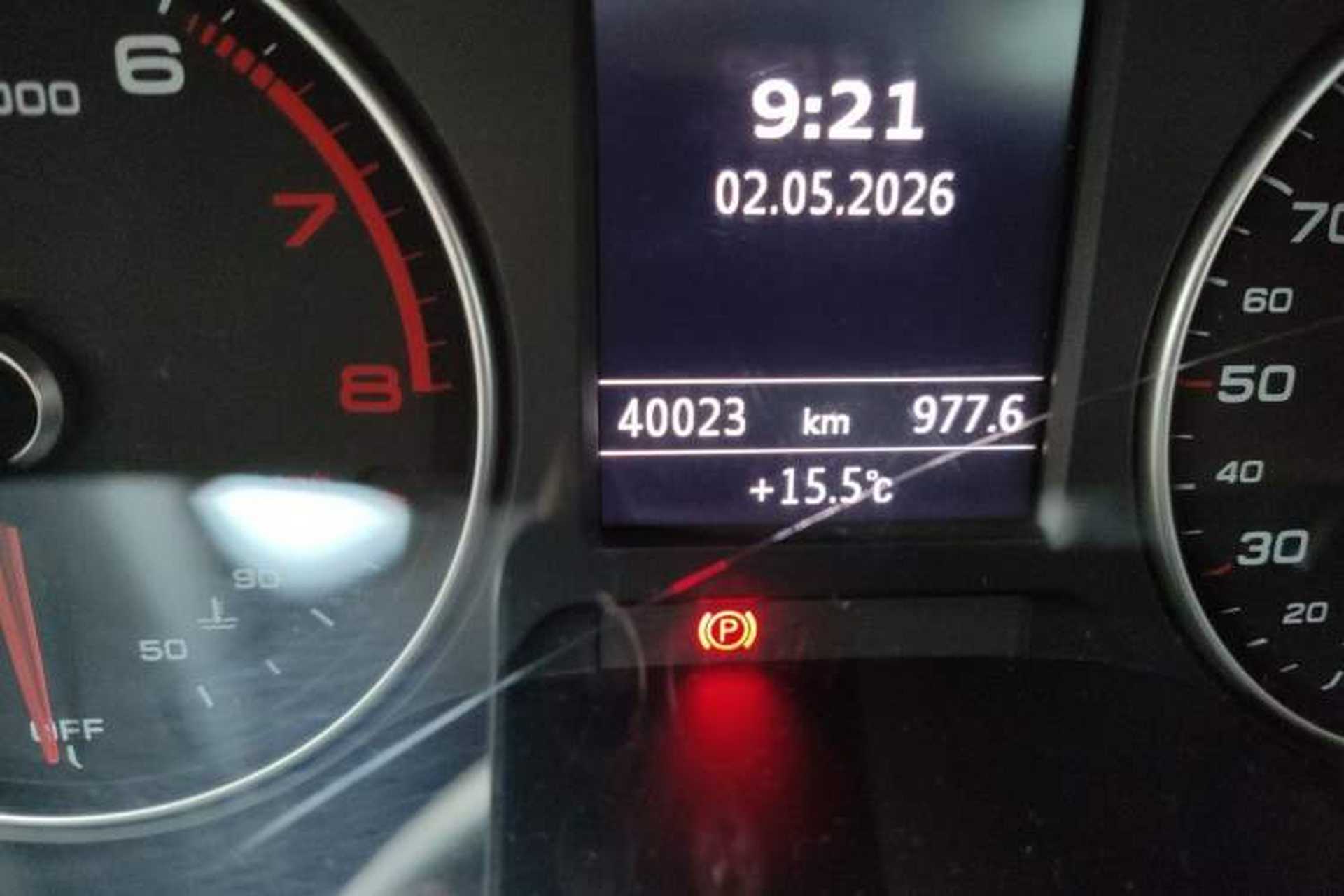 Used Audi A3 2017 Limousine 35 TFSI Sport Edition Odometer Close Up