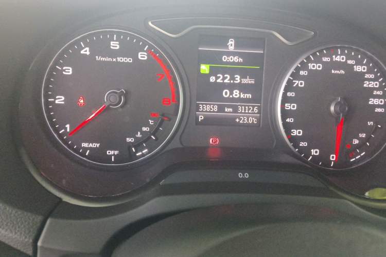 Used Audi A3 2017 Cabriolet 40 TFSI Odometer Close Up