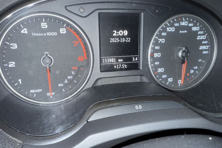 Used Audi A3 2017 Limousine 35 TFSI Fashion Model Odometer Close Up