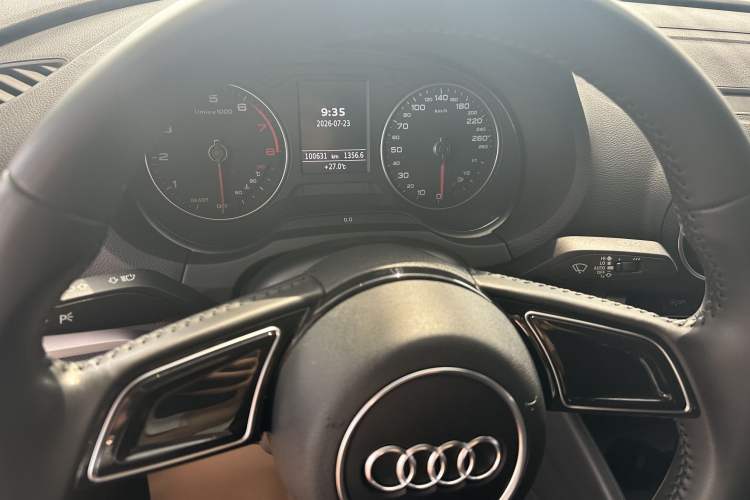 Used Audi A3 2017 Limousine 35 TFSI Ambition Edition Odometer Close Up