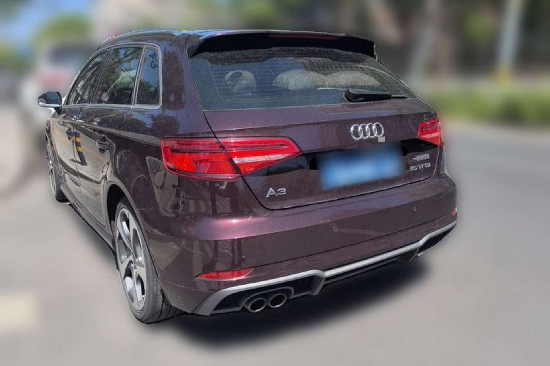 Used Audi A3 2017 Sportback 35 TFSI Sport Edition Rear Left 45 Deg