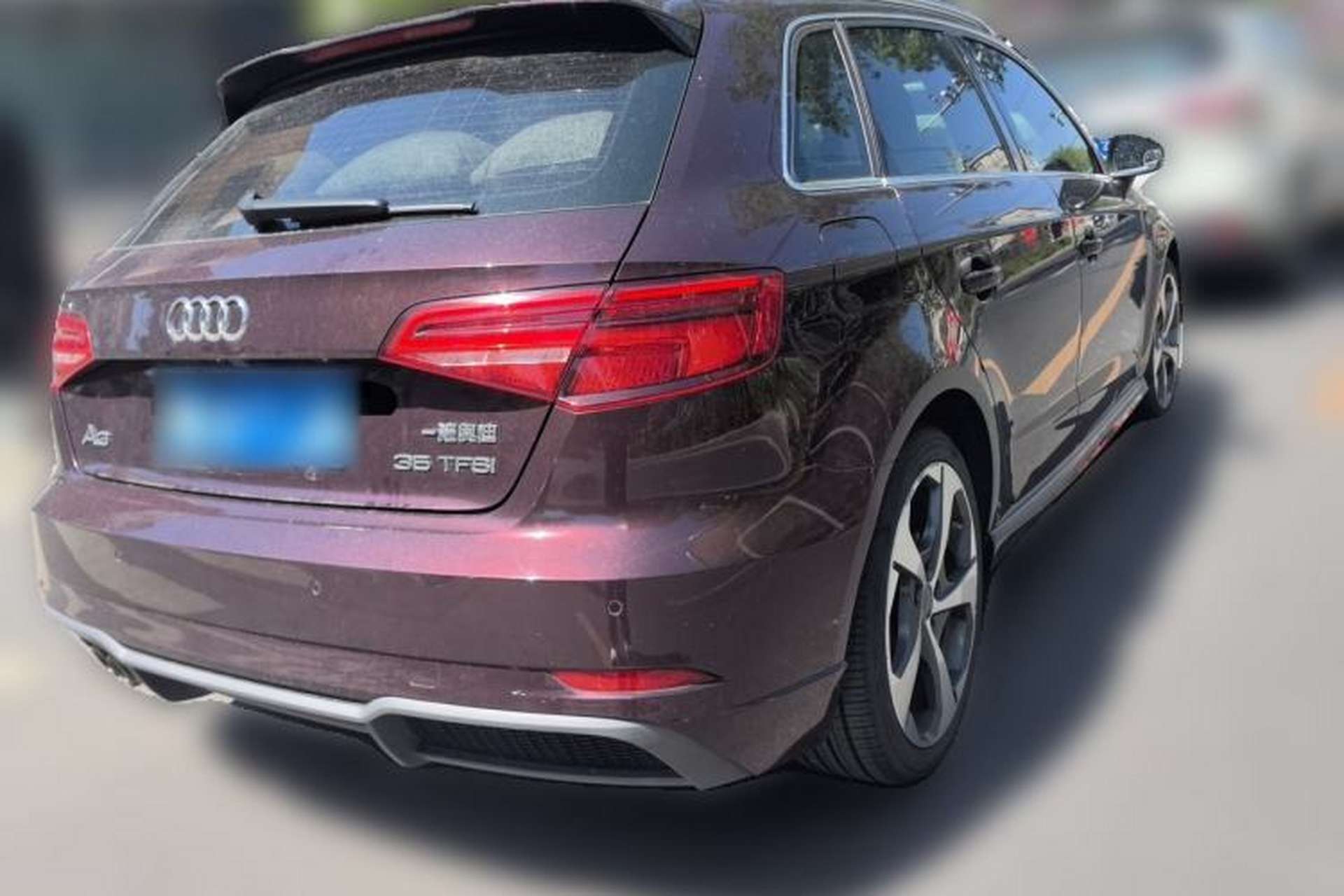 Used Audi A3 2017 Sportback 35 TFSI Sport Edition Rear Right 45 Deg