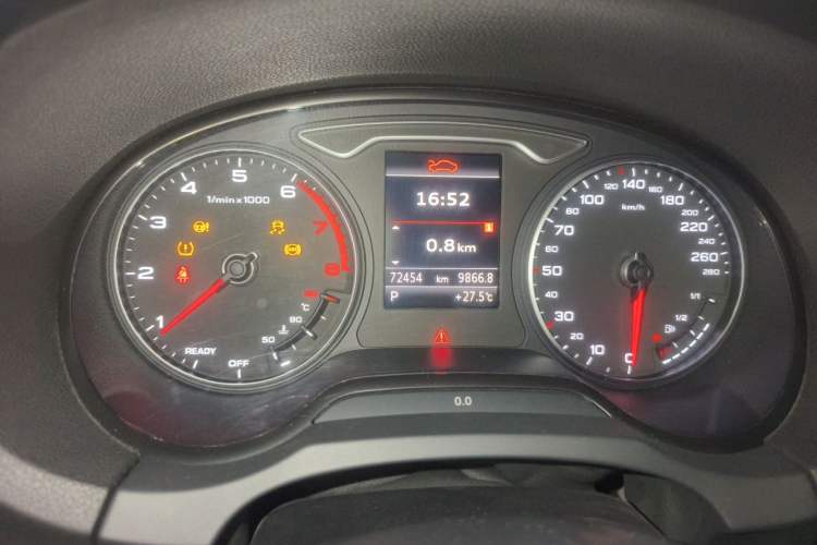 Used Audi A3 2017 Cabriolet 40 TFSI Odometer Close Up