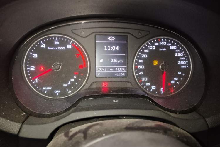 Used Audi A3 2017 Sportback 35 TFSI Ambition Edition Odometer Close Up