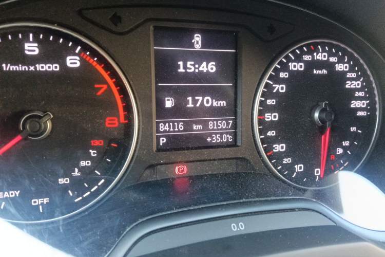 Used Audi A3 2017 Limousine 35 TFSI Ambition Edition Odometer Close Up