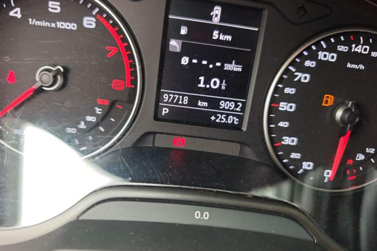 Used Audi A3 2017 Sportback 35 TFSI Fashion Model Odometer Close Up