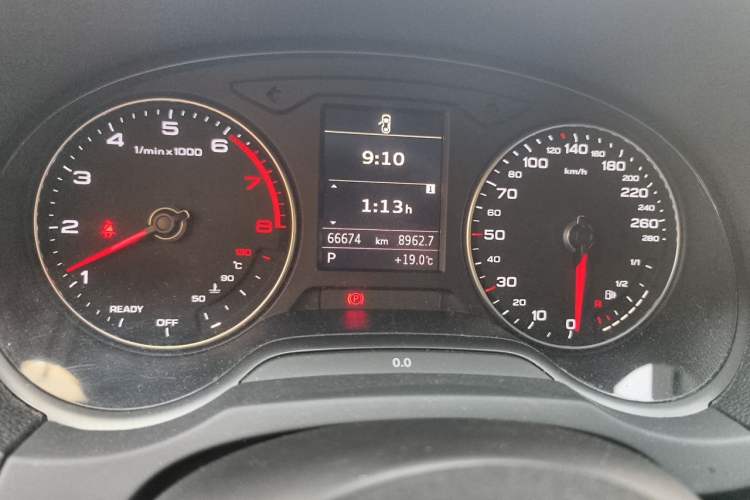 Used Audi A3 2017 Sportback 35 TFSI Fashion Model Odometer Close Up