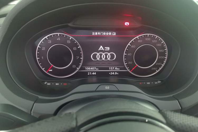 Used Audi A3 2017 Cabriolet 40 TFSI Odometer Close Up