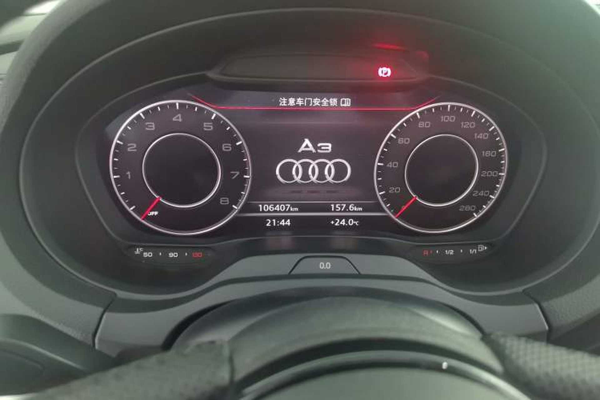 Used Audi A3 2017 Cabriolet 40 TFSI Odometer Close Up