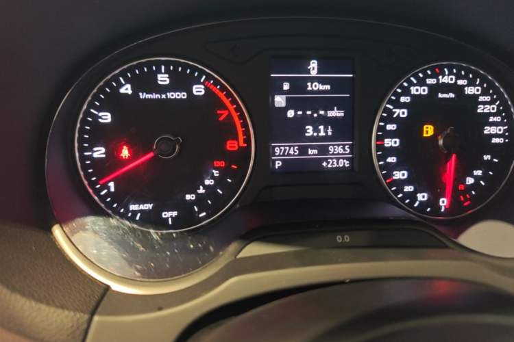 Used Audi A3 2017 Sportback 35 TFSI Fashion Model Odometer Close Up