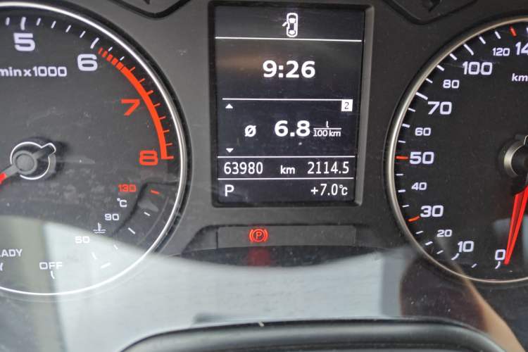 Used Audi A3 2017 Limousine 35 TFSI Fashion Model Odometer Close Up