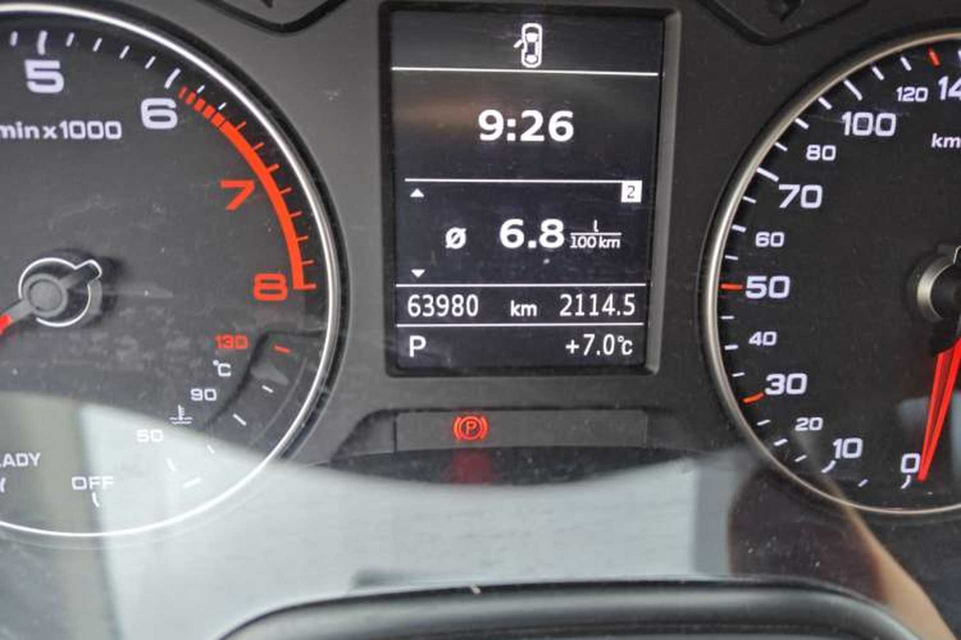 Used Audi A3 2017 Limousine 35 TFSI Fashion Model Odometer Close Up