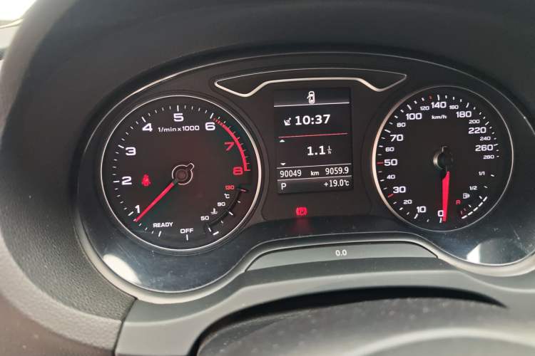 Used Audi A3 2017 Sportback 35 TFSI Sport Edition Odometer Close Up