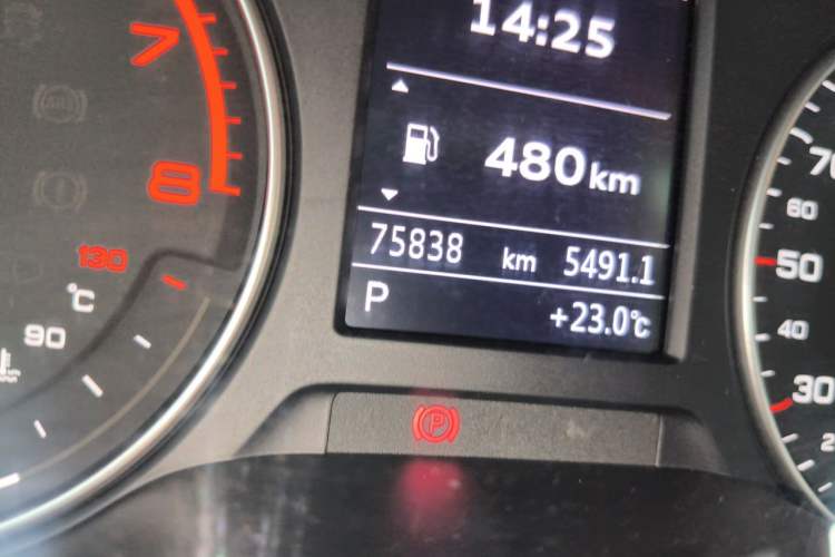 Used Audi A3 2017 Sportback 35 TFSI Fashion Model Odometer Close Up