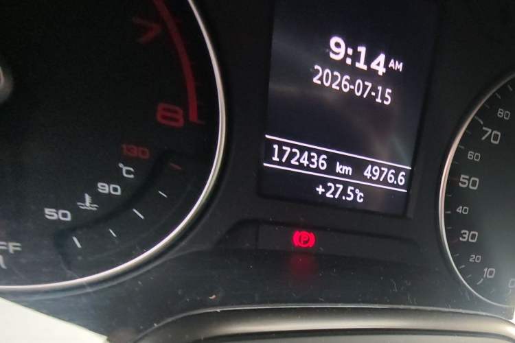 Used Audi A3 2017 Sportback 35 TFSI Fashion Model Odometer Close Up