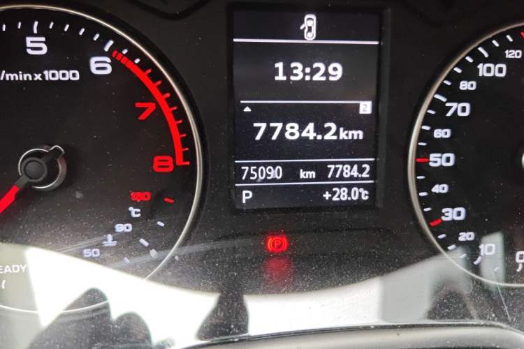 Used Audi A3 2017 Sportback 35 TFSI Fashion Model Odometer Close Up