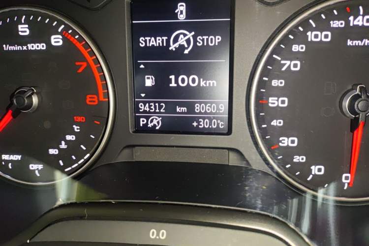 Used Audi A3 2017 Sportback 35 TFSI Style Edition Odometer Close Up