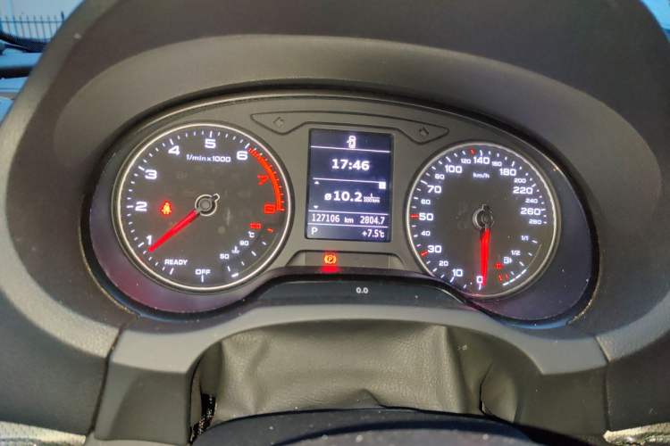 Used Audi A3 2017 Sportback 40 TFSI Style Edition Odometer Close Up